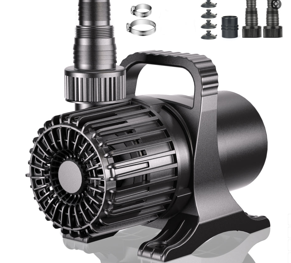 Ultra-Quiet Submersible Water Pump - 120W High-Efficiency Aquatic Equipment for Ponds & Aquariums