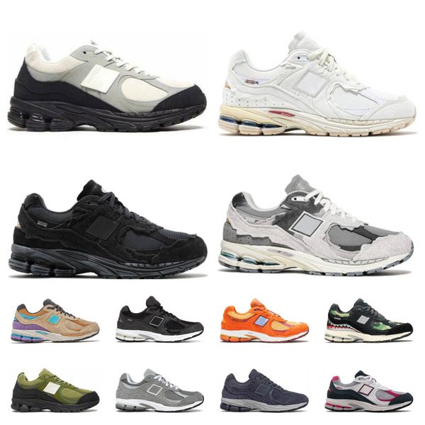 Designer 2002R Casual Shoes 9060 Protection Pack Rain On Cloud Phantom Athletic Sneakers Pink Purple Grey Navy Sea Salt Luxury 2002 R Salehe