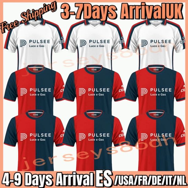 2024 25 Genoa Soccer Jerseys 24 25 for Rossoblu PUSCAS CODA IN RETEGUI STROOTMAN EKUBAN YALC SABELLI ILSANKER Home Away Football Shirts calc