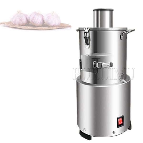 LEWIAO 110-220V Electric Garlic Peeler Machine Peeling Stainless Steel Commercial for Home Grain Separator Restaurant Barbecue