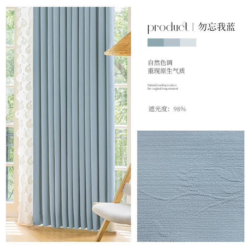 A12 Red Wide Thickened Cheese Cashmere Jacquard Blackout Chenille Original Quality High Weight Curtain