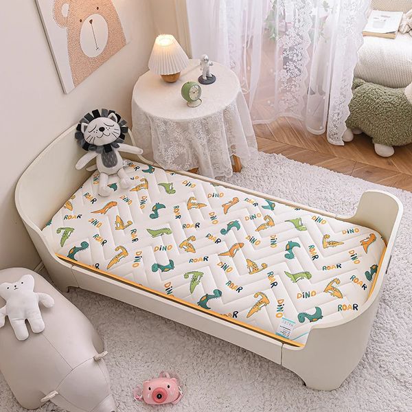 Baby Crib Mattress Childrens Latex Cushion Infant Kindergarten Toddler Boys Bedding Set Bed en 12065 240220