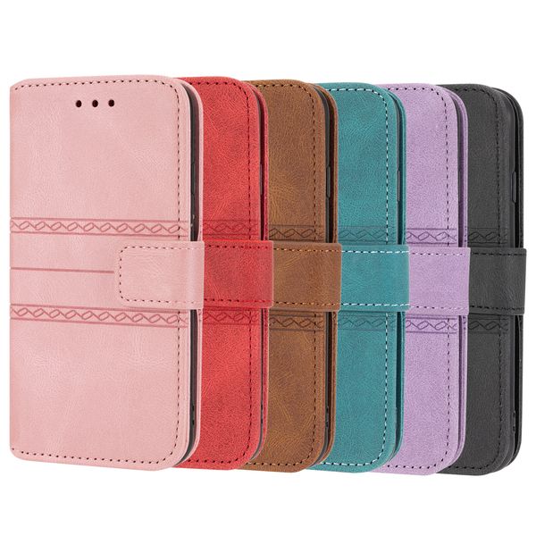 Wallet Phone Cases for iPhone 16 15 14 13 12 11 Pro Max XR XS X 7 8 Plus Card Pocket PU Leather Shockproof Photo Frame Kickstand Flip Cover