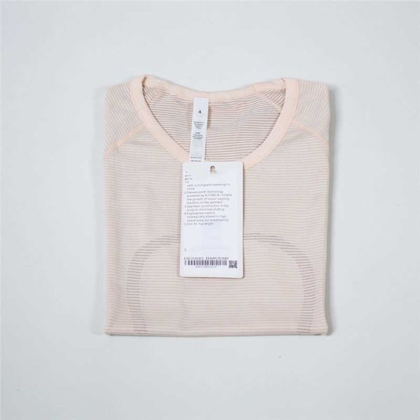Women Sport Long Sleeve T-Shirt With Lululies Seamless Yoga Shirts Fitness Workout Sport Female Gym Clothing Exercise Athletic Lululies Tshi