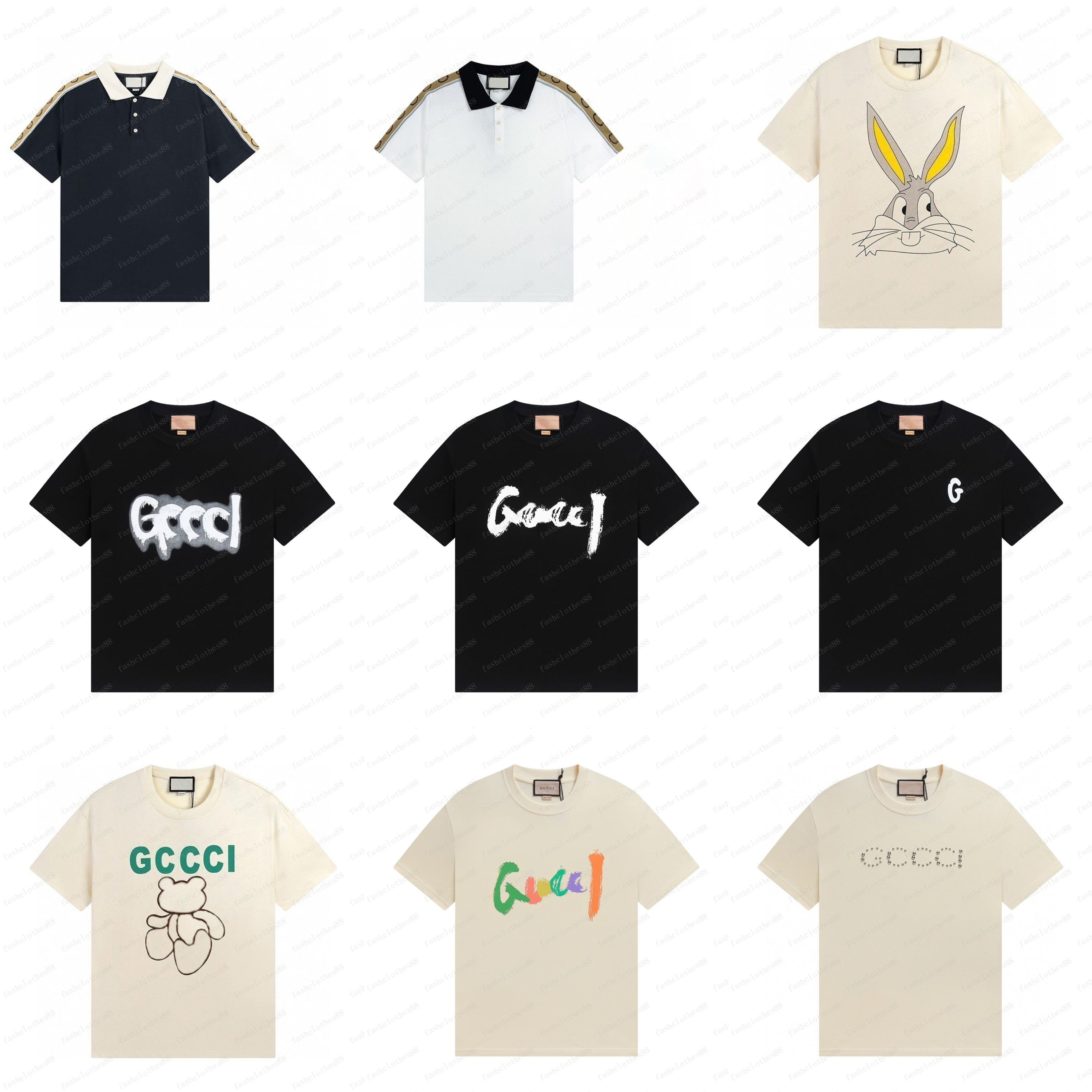 Mens T Shirt Men Womens Shirts Summer Fashion clothes Tshirt Wash Letters Casual streetwear Washed Short Sleeve Man Tee Woman Tops Clothing