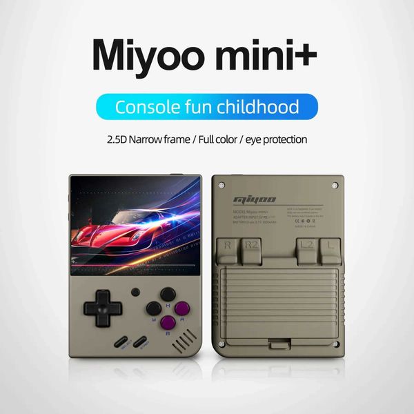 MIYOO MINI PLUS Portable Retro Handheld Video Game Console Linux System Classic Gaming Emator 3.5 Inch IPS HD Sn Games V3C250212