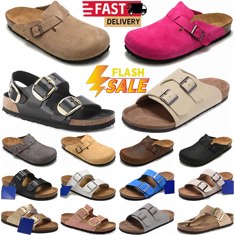 designer sandals men women clogs slippers slides shoes sliders pantoufle suede leather black white brown grey red flip flops buckle flat sneakers