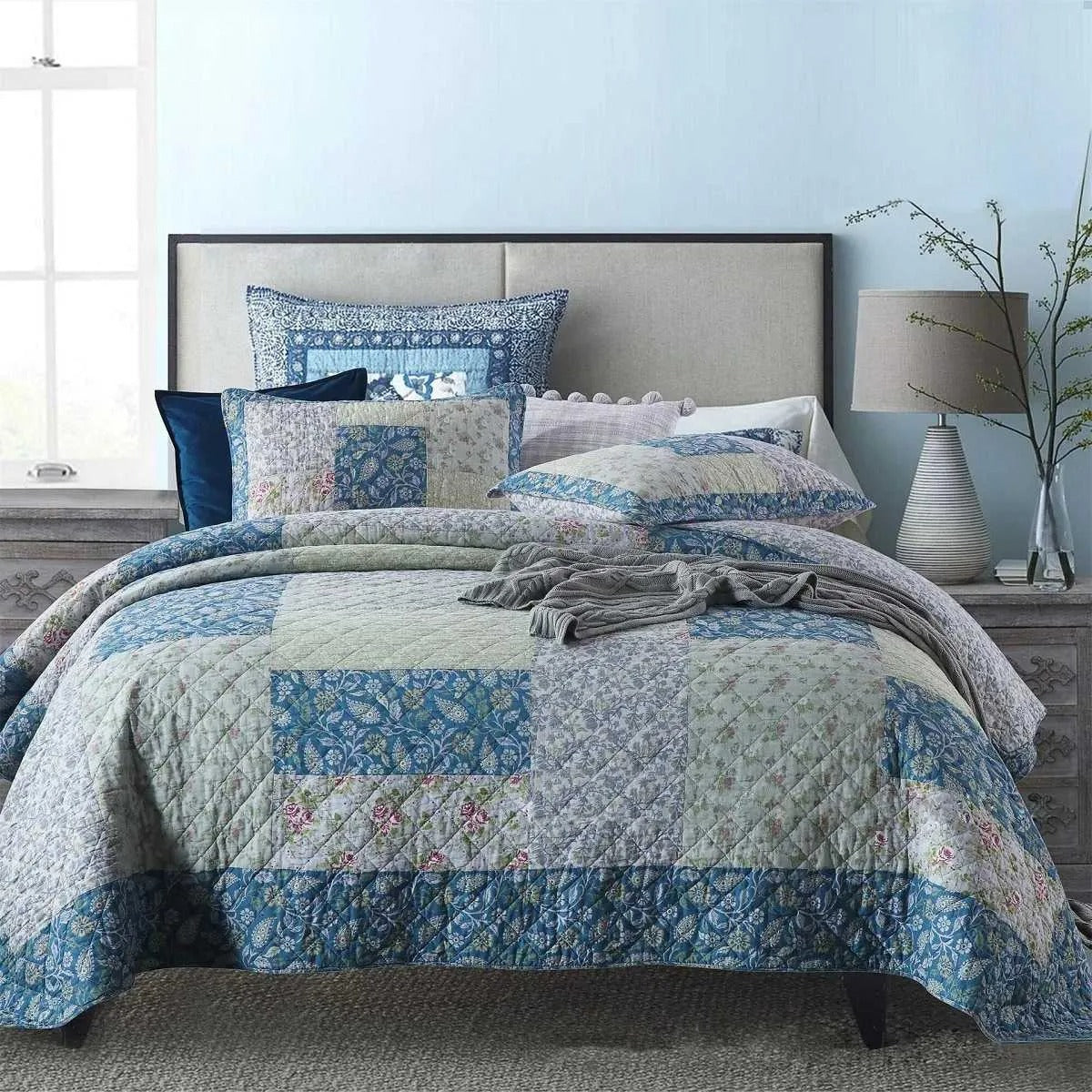 Nordic Silk Bedding Set with Duvet Cover Bed Sheet Pillowcase Luxury Couple Single Double Summer 1-2 People Solid Bedsheet NO.57