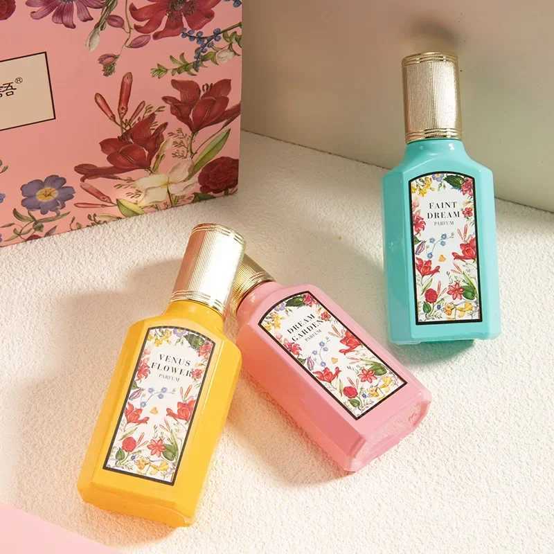 25ml*3pcs Gift Box Set Floral Scent Perfume Women Lasting Fragrance Body Spray Floral Scent Pheromone Eau De Parfum Cologne W250620
