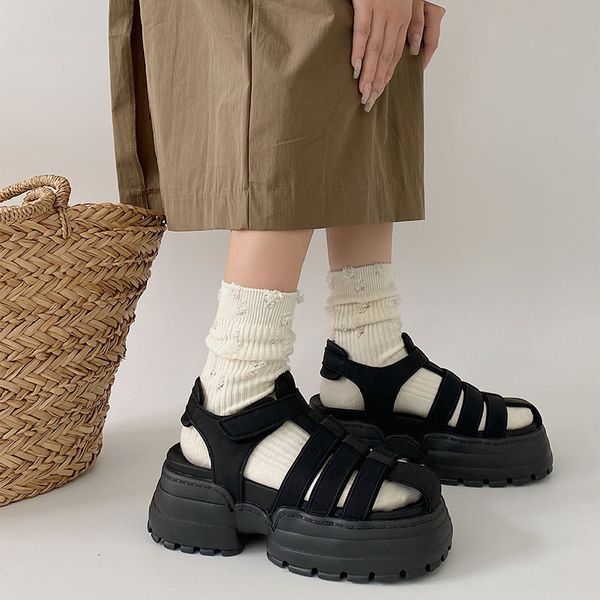 Summer 2023 New Sports and Leisure All-match Thick Bottom Outdoor Beach Sandals Women&#039;s Platform Shoes Sals