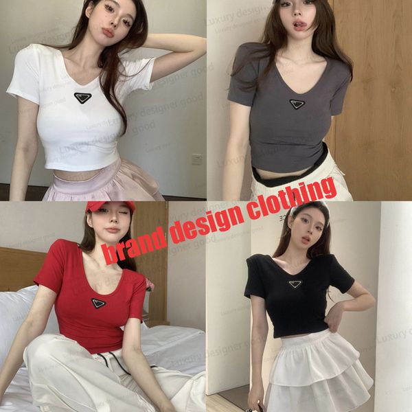 Women T Shirt Designer Clothes Women Clothes Woman Shirts Clothing Women Tops Crop Top Tee Short Sleeve
