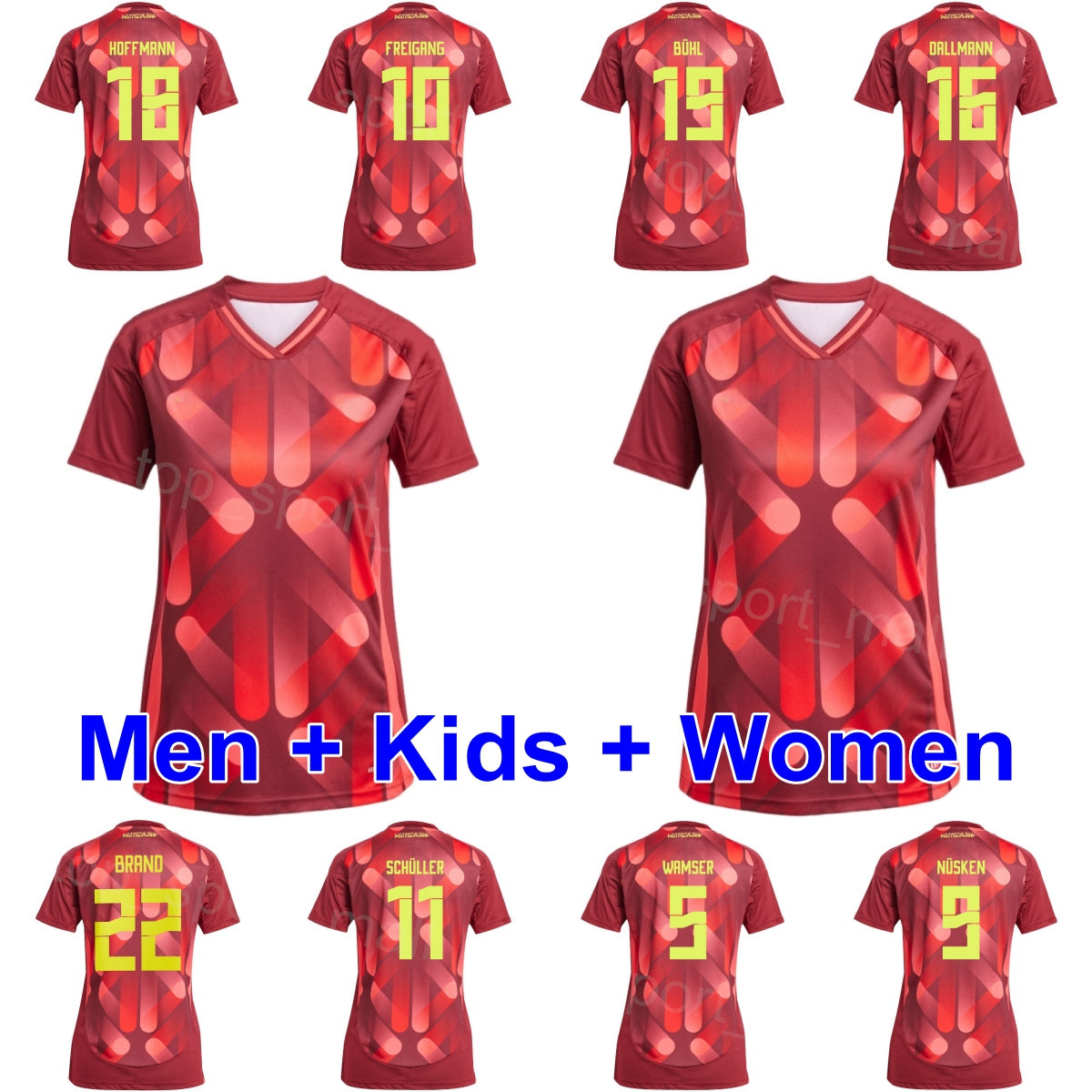 National Team 25 26 Women&#039;s Soccer 9 Sjoeke Nusken Jersey Man Youth 5 Carlotta Wamser 11 Lea Schuller 22 Jule Brand 10 Laura Freigang 1 Berger