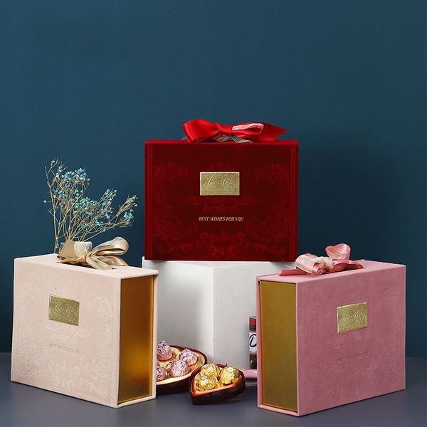 Gift Wrap Boxes Event and Party Supplies Packaging Wedding Birthday Candy Chocolate Valentines Day Decoration Tote Bag Flip Box 221202
