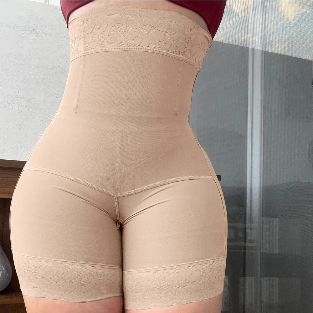 Waist Tummy Shaper For Women Slimming Butt Lifter Control Panty with Detachable Adjustment Strap Lingerie Colombian Shaperwear Corset Leggings 23112