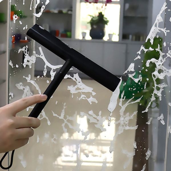 Cleaning Brushes Glass Cleaning Wiper Window Shower Squeegee Long Holdle Mirror Wiper Scraper Cleaner Bathroom Accessories Glass Cleaning To