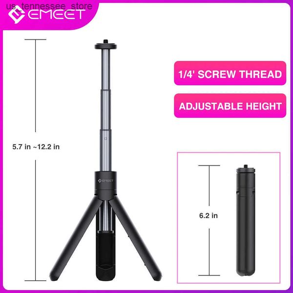 Tripods EMEET Portable Desktop-Tabletop Webcam Tripod Professional Mirrorless Cameras Mini Tripod for Most Web Camera-Phones-s J241121