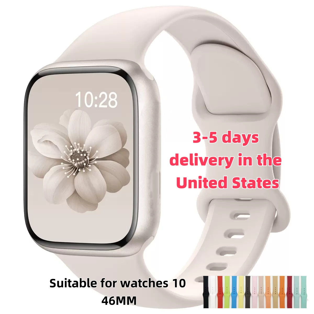 For Smart Watch S10 Straps Android Watch Ultra 2 Series 10 46mm Men Women Watch Bluetooth Call Bracelet Wristband Wireless Charging Fitness Tracker