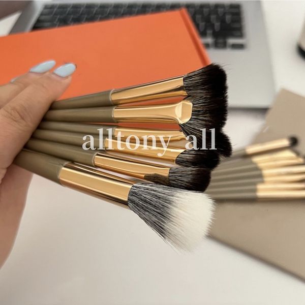 Brand Makeup Brushes 13pcs-set Cosmetic Tool Brushes Professional Blush Eye shadow Palette Eye And Face Brush Makeup Tools With Gift Box