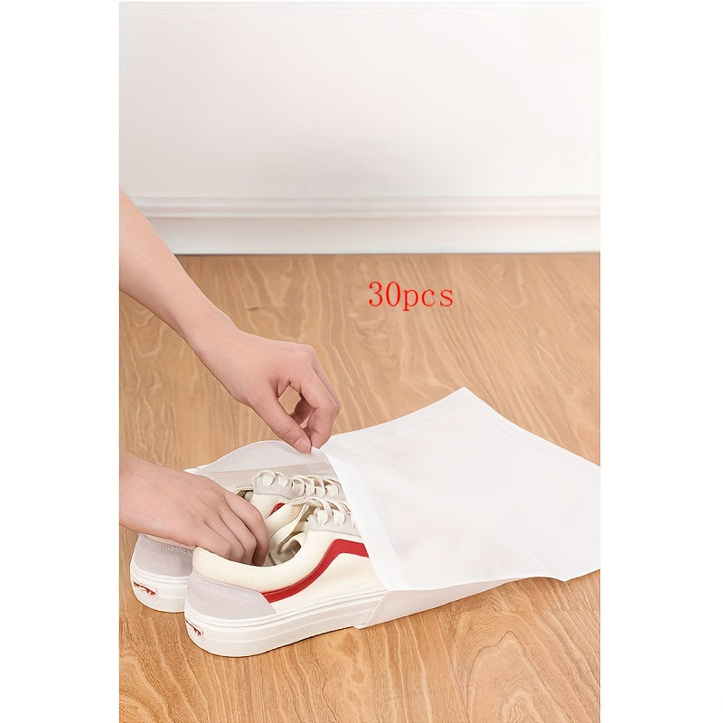 TEMU 30-pack Drawstring Dust Covers, Breathable Non-woven Fabric, Large Cloth Storage Pouch String Bags For Handbags, Purses, Shoes, Home & Kitchen