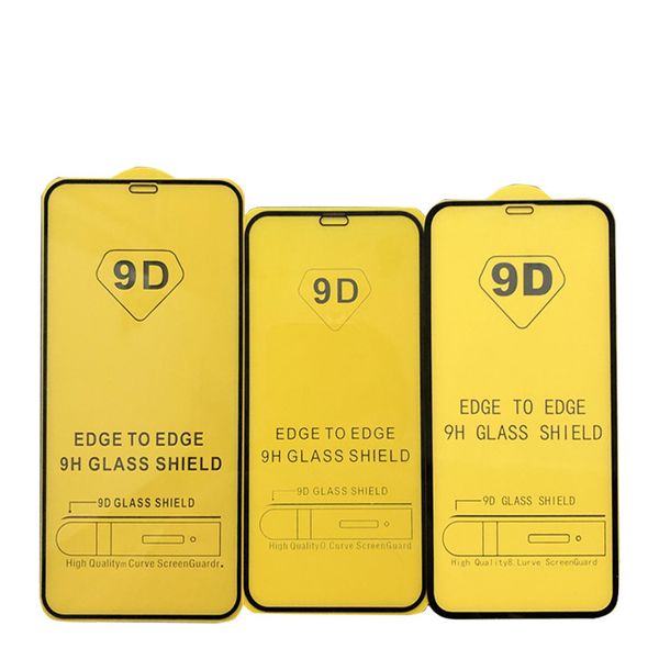 3PCS 9D Tempered Glass For iPhone 16 Pro Max 15 14 13 11 12 Mini XR X Xs Max 7 8 Plus SE 6s 16pro 15pro 13pro Screen Protector