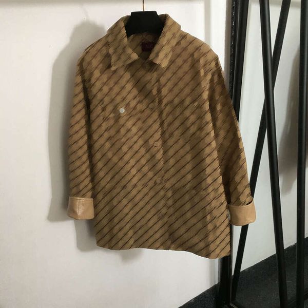 JAPETO MULHERM Women Designer Clothing Mank Women Spring Casat Fashion Jacquard Logo Ladies de mangas compridas Button Cardigan Girl de alta