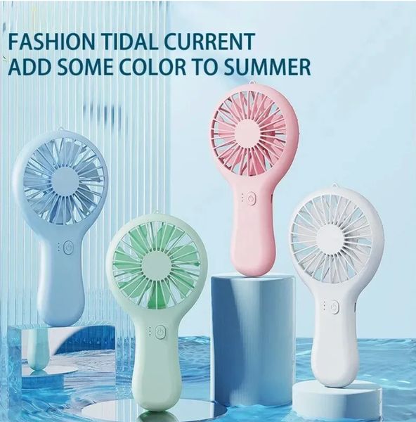 Party Favor Mini USB Desk Fan Portable Handheld Small Cooling Fan Quiet Charging Battery Operated Personal Fan for Office Home Dorm Student