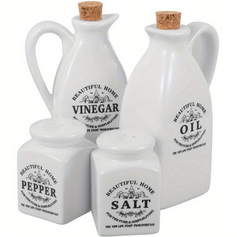 TEMU 4pcs Japanese Bottle, Dispenser, Multi-functional Soy Sauce Rack Kitchen Condiment Storage, Heat Resistant, For Kitchen & Pantry Organization