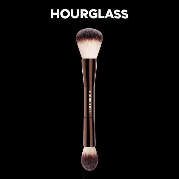 Hourglass Makeup Brush -17th Light Editing Brush Soft Fiber Optic Hair Double Headed High Light Fashion Design Single Face Brush W241113