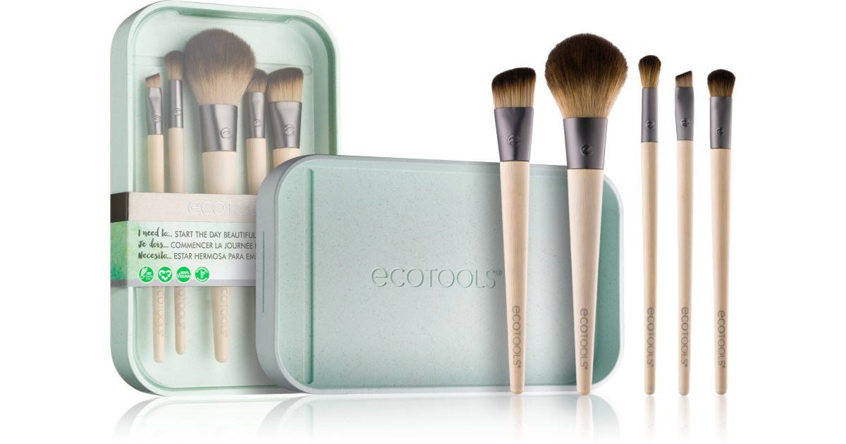 Ecotools Commencez la journée en beauté, ensemble de 6 outils