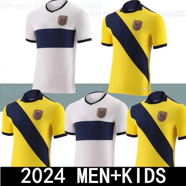 2024 25 Ecuador Estupinan Plata Mens Soccer Jerseys 24 25 VALEMNCIA Martinez Hincapie D. Palacios M. Caicedo Home Away 3rd Fotball Shirts Co
