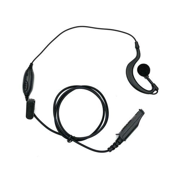 Factory Direct Microphone Accessories Compatible On-Ear Two-Way Radio Earpiece Headset