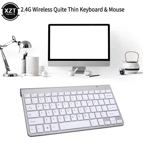 2.4G Wireless Mini Keyboard for iPad MacBook Phone Tablet Smart TV Rechargeable Wireless KeyboardM240715