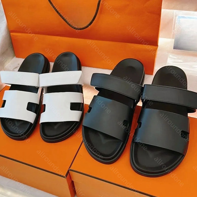Designer man slides Slippers Flat slides women sandals man Slippers Flat Sandals Beach slides Slipper leather denim sandals casual slider summer Fli