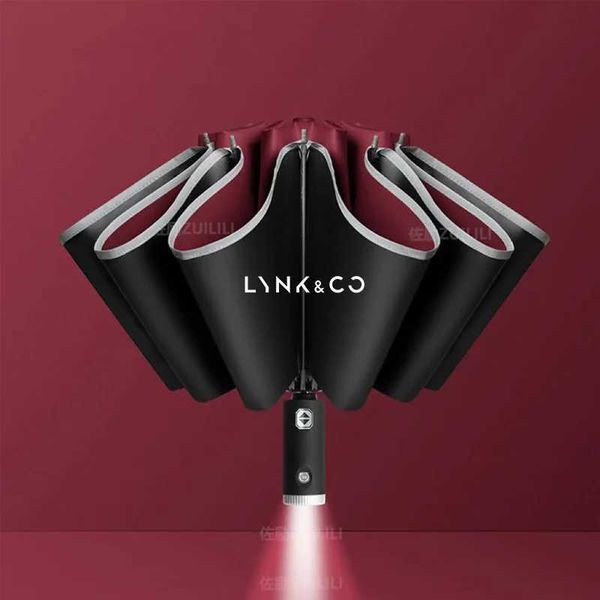 Car Automatic Folding Windproof Sunshade Umbrella For LYNK CO 03 PHEV 05 09 PHEV 09 MHEV 01 06 02 03 Auto Interior AccessoriesXJ241120
