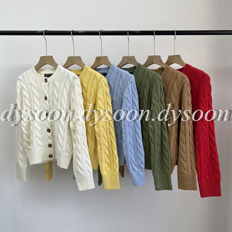 Women Sweater Knitting Button Cardigan Twists Style Size SML 19788 With Dust Bag