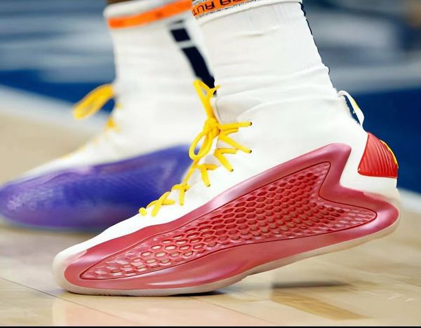 AE 1 McDonalds All American Low Men Basketball Shoes AE1 Anthony Edwards All Star MX Charcoal Velocity Blue Pearlized Pink Georgia Red Clay