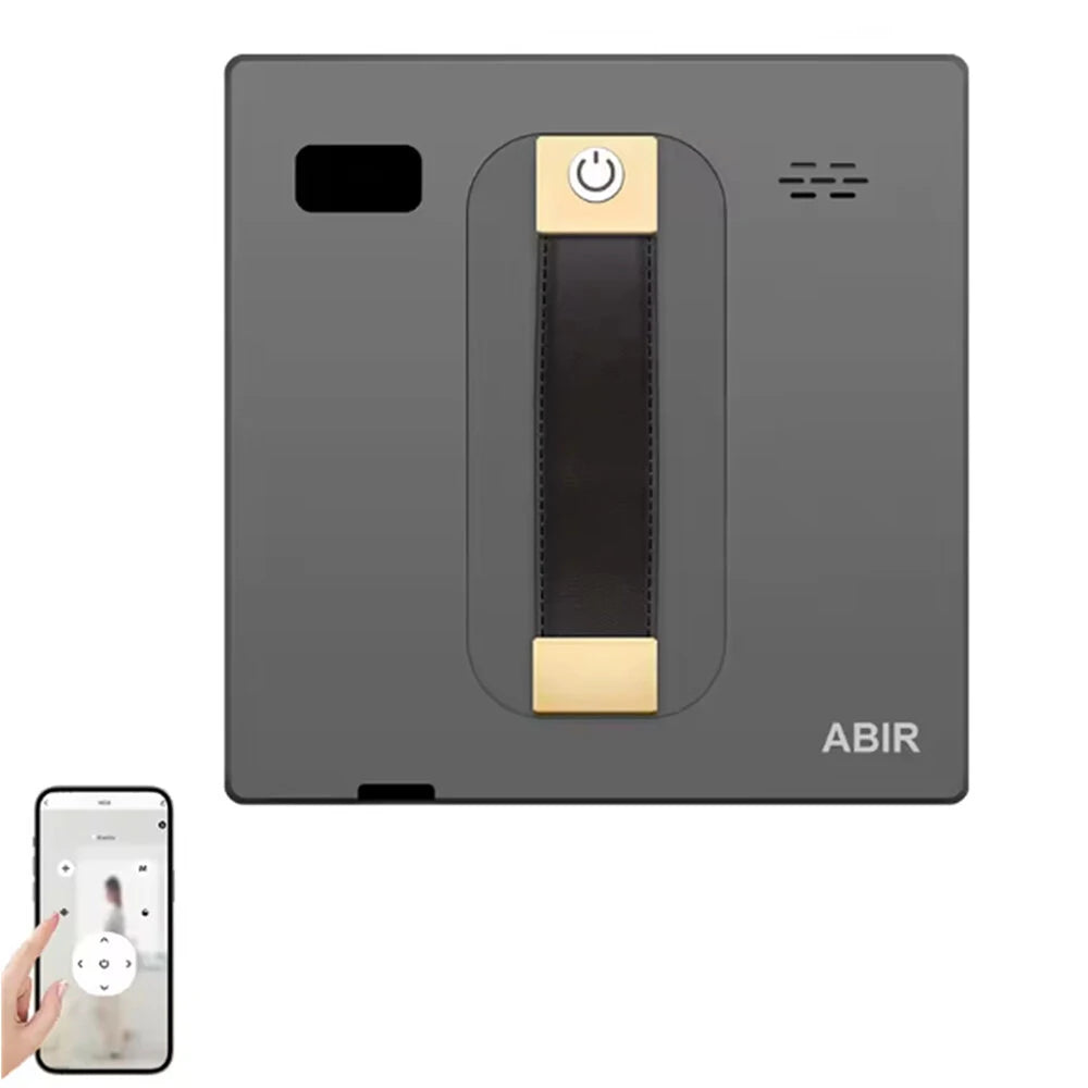 [EU DIRECT]ABIR WD8 Robot Window Vacuum Cleaner,3000Pa Suction, Dual Ultrasonic Spray, APP&Remote Control, Smart Home Gl