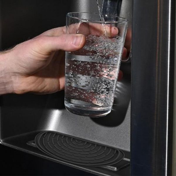 Water Dispenser Drip Tray Silicone Drip Pad Drip Tray Cuttable Refrigerator Drain Tray For Fridge Water Dispenser