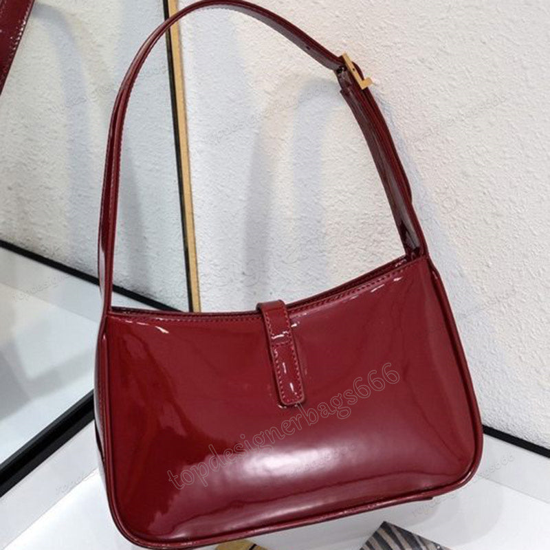 Designer Women Handbag Hobo Fashion Underarm Black White Cherry Red Bury Shoulder Leather Crocodile Bag Purse