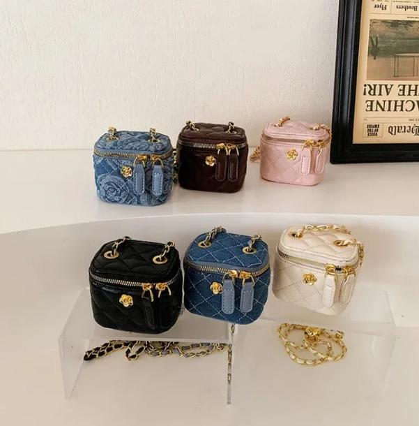 Fashion Childrens Bag Girl Baby Lingge Chain Bag Girl Crossbody Bag Handbag Bags For Girls Kids Bag