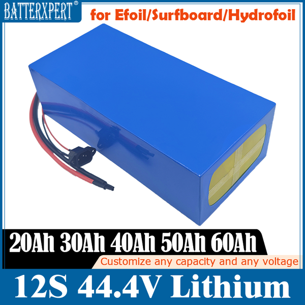 12S 51,8V 48V 20AH 30AH 40AH 50AH 60AH BATERAGEM DE ION LITHIUM PARA EFOIL Surfboard Entertainment Seascooter Hydrofoil Jet Board