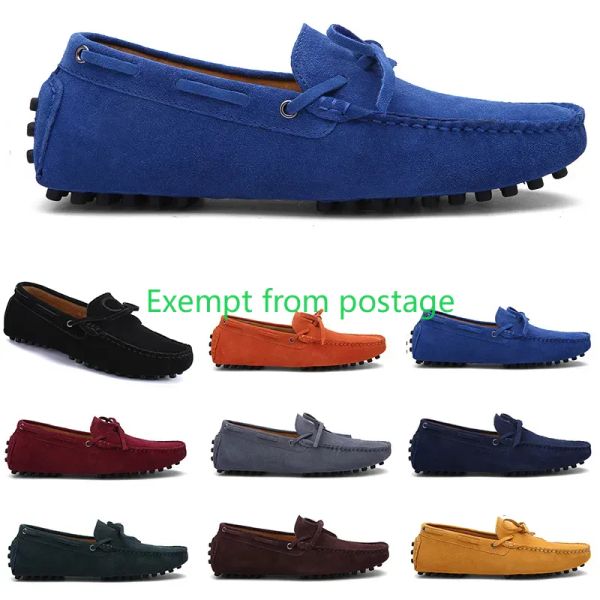 Designer Shoes GAI Men Casual Shoes Espadrilles Triple Black Navy Brown Wine Red Green Khaki Coffee Mens Sneakers Outdoor Jogging Walking Fo