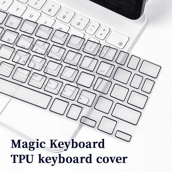 Keyboard Covers Magic Keyboard Cover for 2024 iPad Pro-Air M4 M2 11-13 inch Magic Keyboard US Version Skin iPad 10.9 12.9 in Protector Film