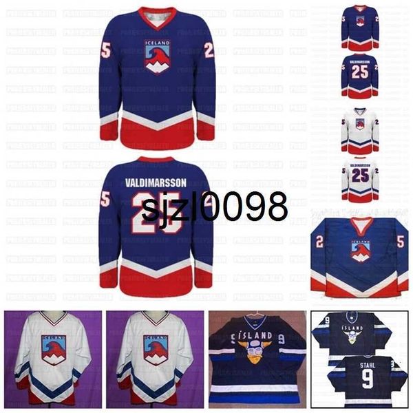 Sj98 Team Iceland Hockey Jersey Gold Athletic Rare Grailed with Patch borizcustom Jerseys Custom Any Number Name All Stitched