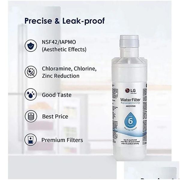 Other Replace For Lg Lt1000P Refrigerators Parts Water Filter Adq74793502 Mdj64844601 Kenmore469980 Agf80300704 Qff4615Pack Drop Deli Dhzbv