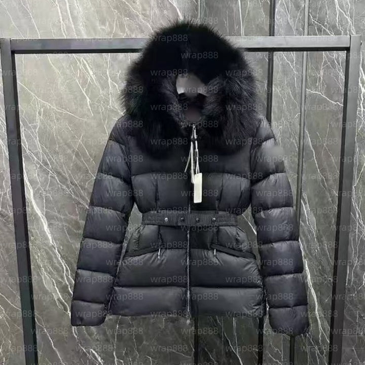 Women&#039;s Down Jackets Winter Outerwear Designer Luxury Parkas Genuine Fur Hooded Jackets for Women Outdoor Warmth Casual Tops Fashion Clothing