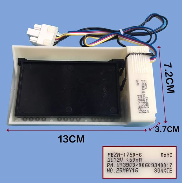 Double door refrigerator electric damper fbza-1750-6d