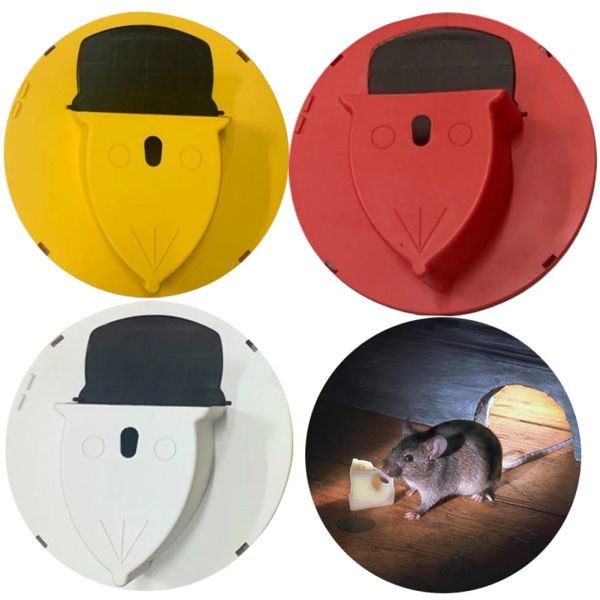 Mouse Trap Bucket Lid PP Mouse Trap Catcher Lid Detachable Mice Mouse Trap Bucket Flip Lid for Garage Patio Chicken Coop