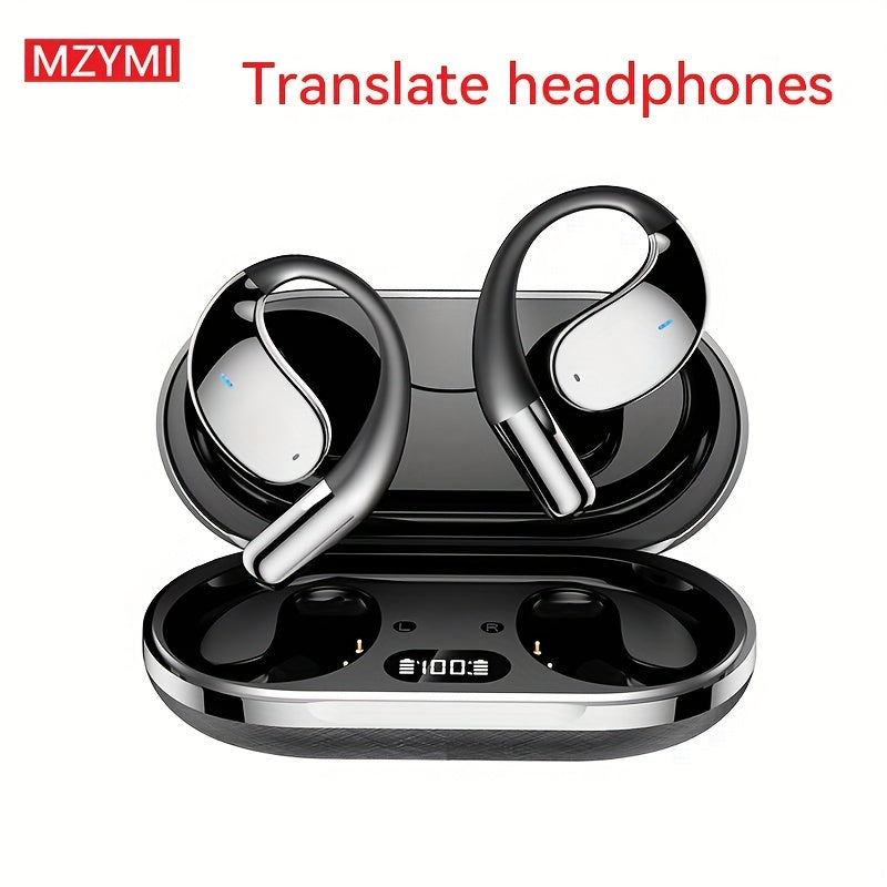 TEMU [ai Smart Translation Earbuds] 144 Languages Ai Smart Translation Earbuds - Wireless 2-way Real-time Interpretation, Battery-usb Rechargeable,
