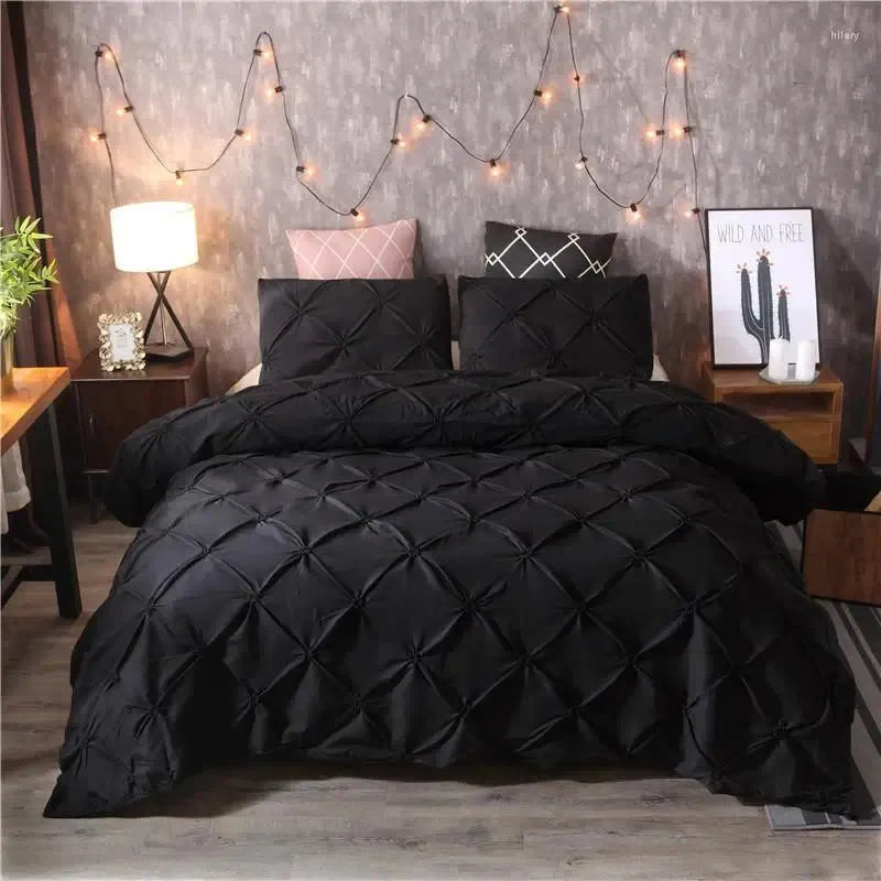 Bedding Sets J Duvet Cover Set Luxury Bedspreads Bed Black White King Double Comforters No Sheet XY61